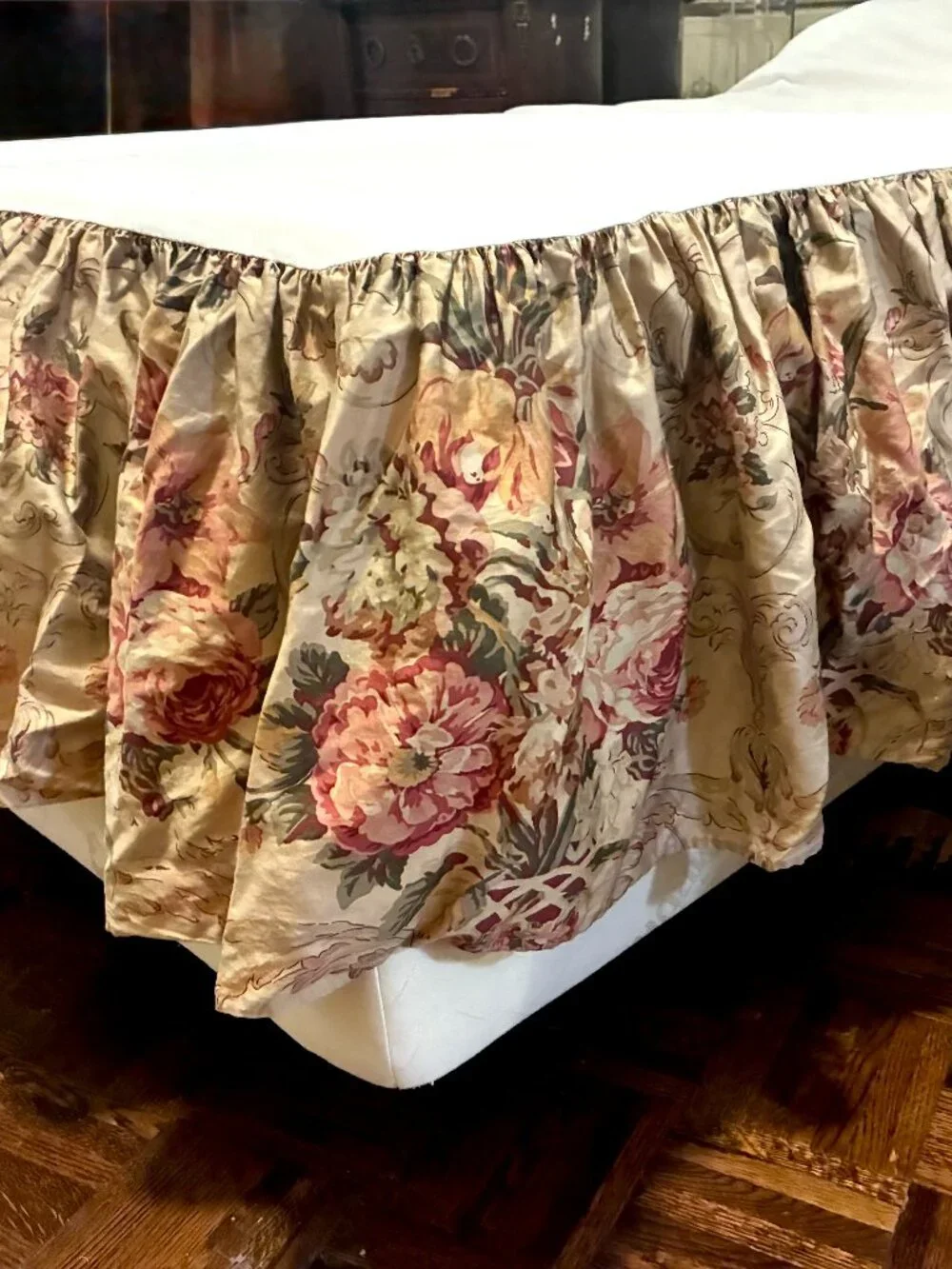 Rare VTG Ralph Lauren Guinevere Cotton Sateen Comforter, Twin, 90s